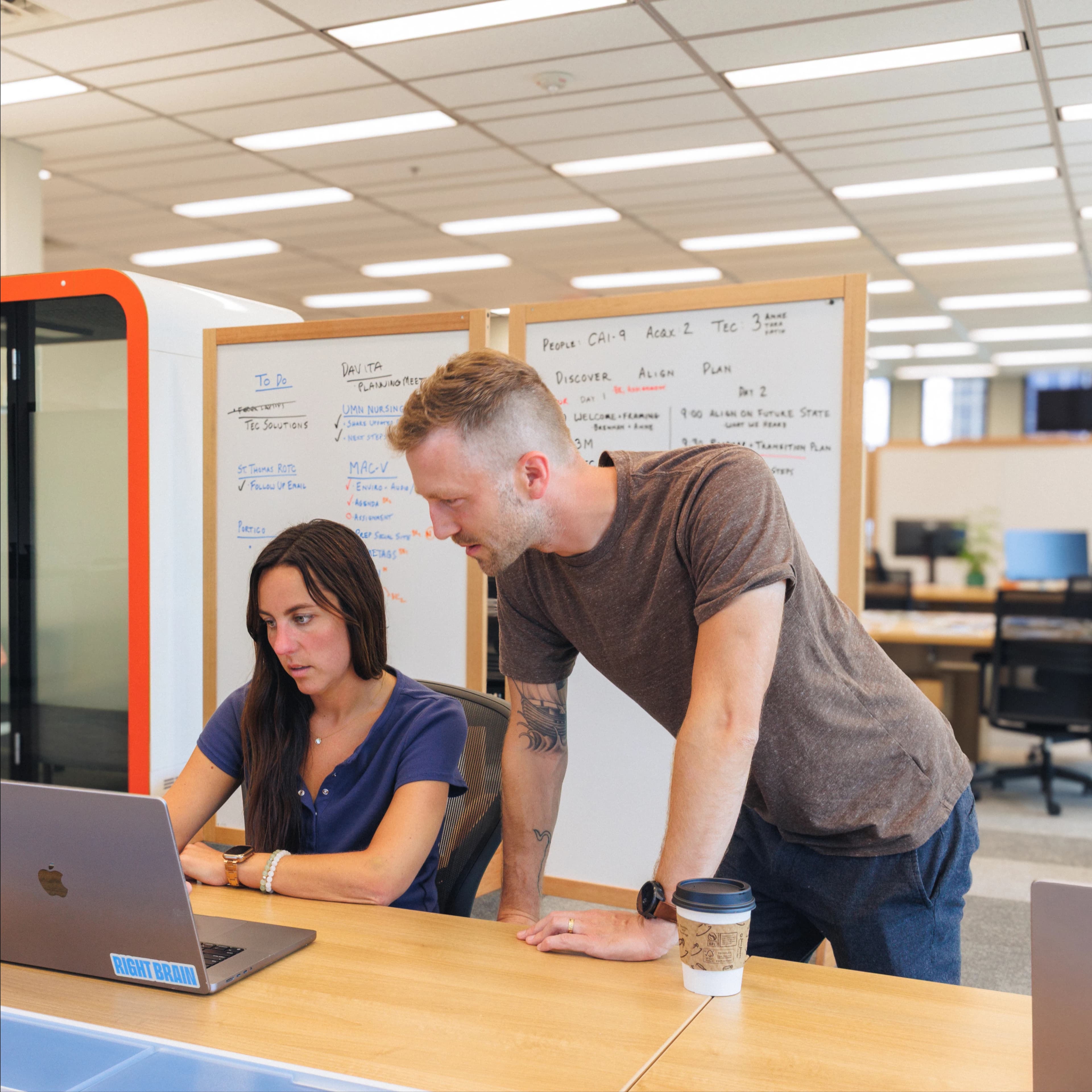 Office workspace at Caldera